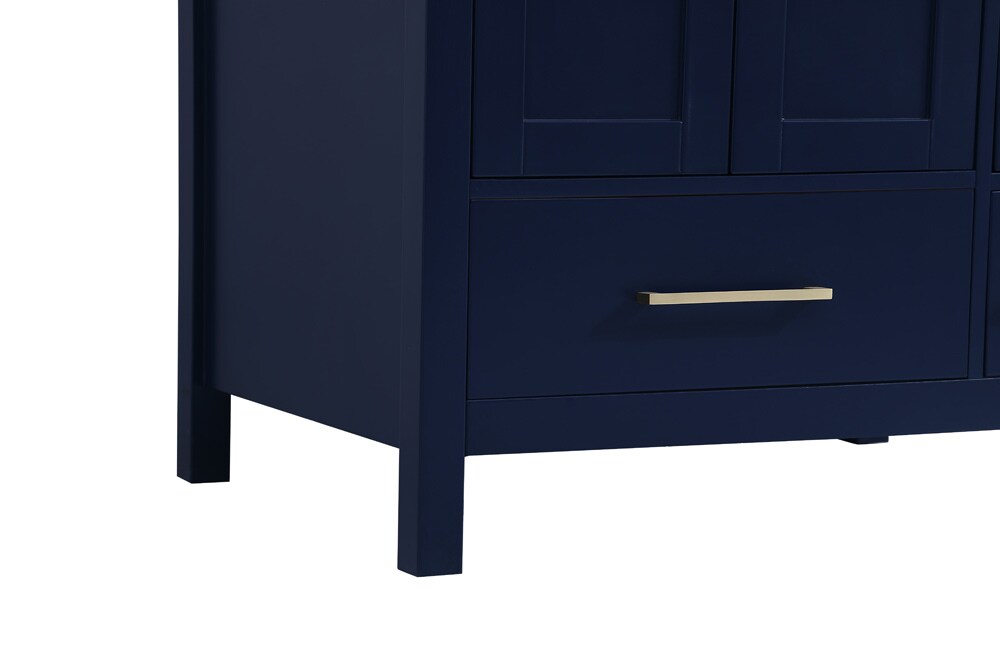 Elegant Furniture & Lighting - Irene 32 inch Single Bathroom Vanity in Blue with Backsplash - VF18832BL-BS veiw 5