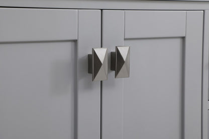 Elegant Furniture & Lighting - Irene 32 inch Single Bathroom Vanity in Gray with Backsplash - VF18832GR-BS veiw 6