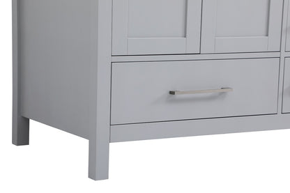 Elegant Furniture & Lighting - Irene 36 inch Single Bathroom Vanity in Gray with Backsplash - VF18836GR-BS veiw 5