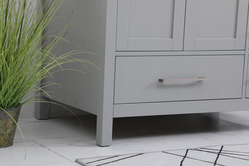 Elegant Furniture & Lighting - Irene 36 inch Single Bathroom Vanity in Gray with Backsplash - VF18836GR-BS veiw 12