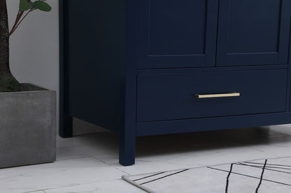 Elegant Furniture & Lighting - Irene 42 inch Single Bathroom Vanity in Blue - VF18842BL veiw 12