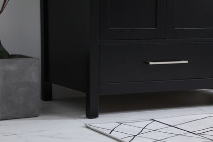 Elegant Furniture & Lighting - Irene 42 inch Single Bathroom Vanity in Black with Backsplash - VF18842BK-BS veiw 12