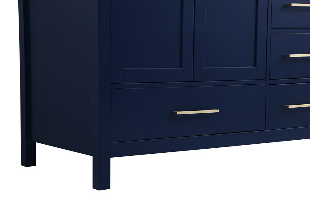 Elegant Furniture & Lighting - Irene 42 inch Single Bathroom Vanity in Blue with Backsplash - VF18842BL-BS veiw 5