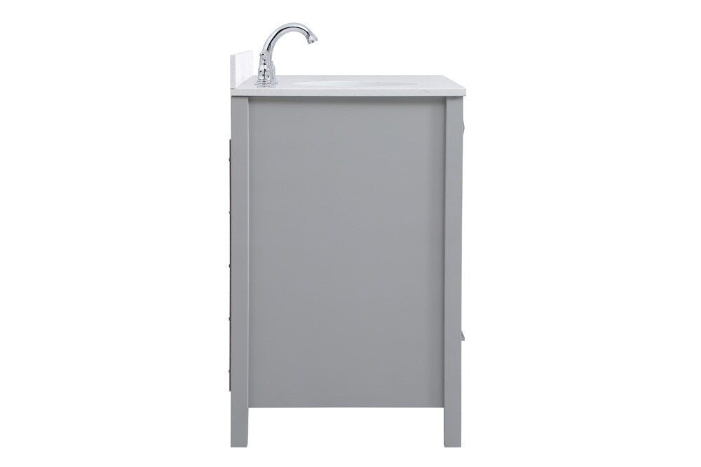 Elegant Furniture & Lighting - Irene 42 inch Single Bathroom Vanity in Gray - VF18842GR veiw 7