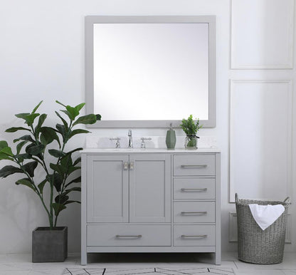 Elegant Furniture & Lighting - Irene 42 inch Single Bathroom Vanity in Gray - VF18842GR veiw 10