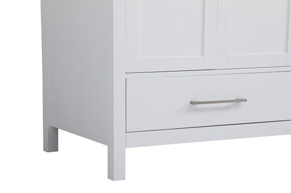 Elegant Furniture & Lighting - Irene 42 inch Single Bathroom Vanity in White - VF18842WH veiw 5