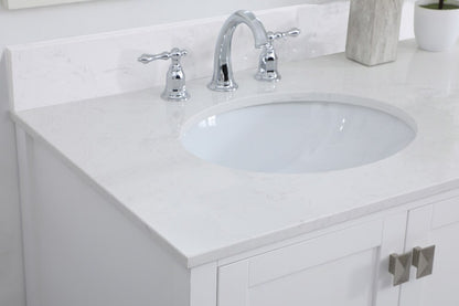 Elegant Furniture & Lighting - Irene 42 inch Single Bathroom Vanity in White - VF18842WH veiw 11