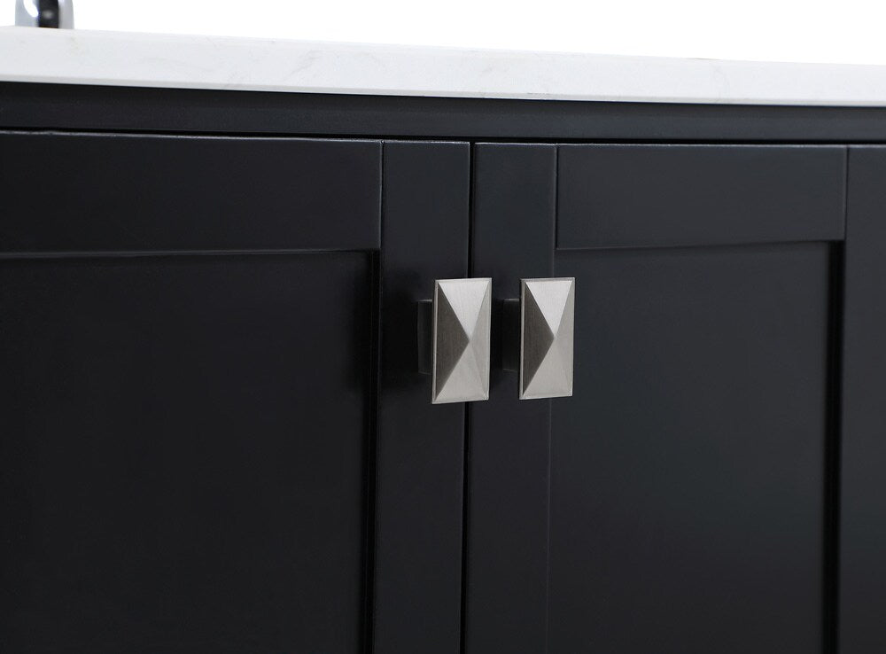 Elegant Furniture & Lighting - Irene 48 inch Single Bathroom Vanity in Black - VF18848BK veiw 6