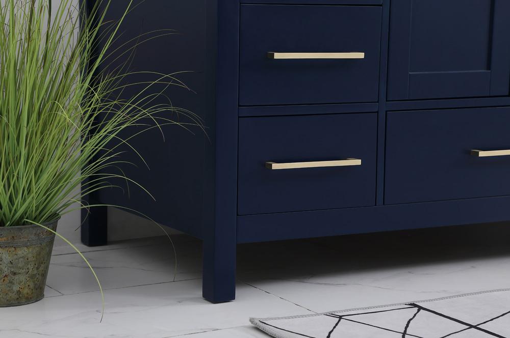 Elegant Furniture & Lighting - Irene 48 inch Single Bathroom Vanity in Blue with Backsplash - VF18848BL-BS veiw 12
