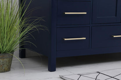 Elegant Furniture & Lighting - Irene 48 inch Single Bathroom Vanity in Blue with Backsplash - VF18848BL-BS veiw 12