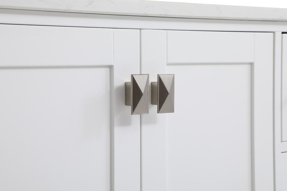 Elegant Furniture & Lighting - Irene 48 inch Single Bathroom Vanity in White with Backsplash - VF18848WH-BS veiw 6