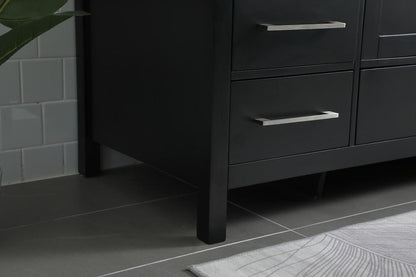 Elegant Furniture & Lighting - Irene 54 Inch SIngle Bathroom Vanity In Black - VF18854BK veiw 7