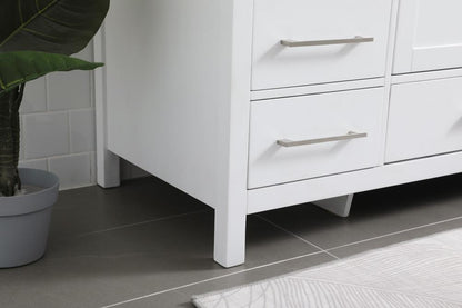 Elegant Furniture & Lighting - Irene 54 Inch SIngle Bathroom Vanity In White - VF18854WH veiw 7