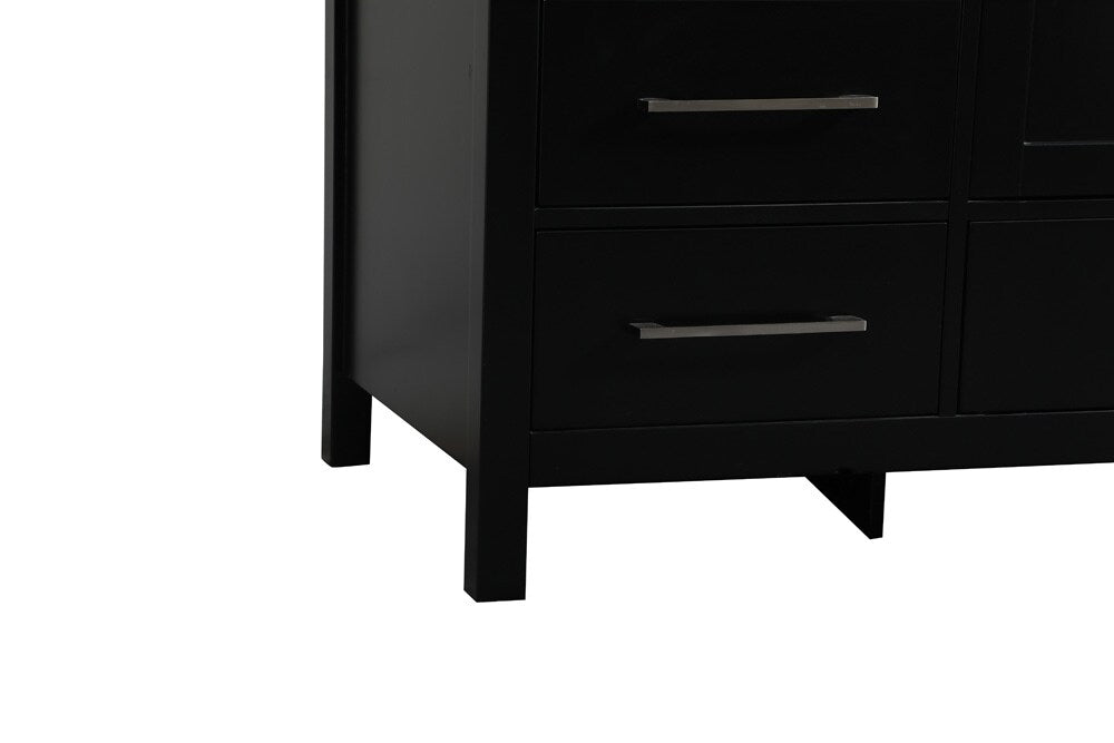 Elegant Furniture & Lighting - Irene 60 inch Single bathroom vanity in black - VF18860BK veiw 6