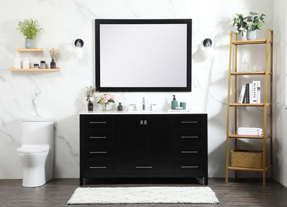 Elegant Furniture & Lighting - Irene 60 inch Single bathroom vanity in black - VF18860BK veiw 11