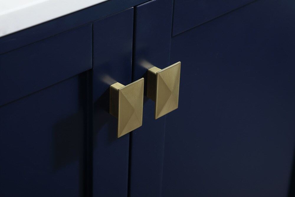Elegant Furniture & Lighting - Irene 60 inch Single bathroom vanity in blue - VF18860BL veiw 5