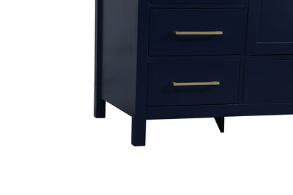 Elegant Furniture & Lighting - Irene 60 inch Single bathroom vanity in blue - VF18860BL veiw 6
