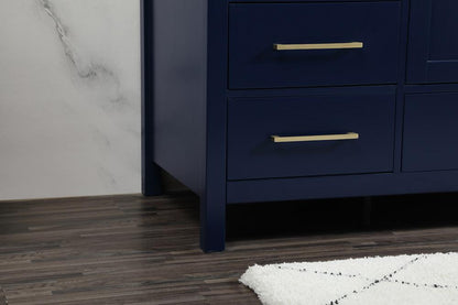 Elegant Furniture & Lighting - Irene 60 inch Single bathroom vanity in blue - VF18860BL veiw 13