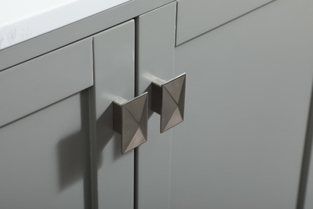 Elegant Furniture & Lighting - Irene 60 inch Single bathroom vanity in grey - VF18860GR veiw 5