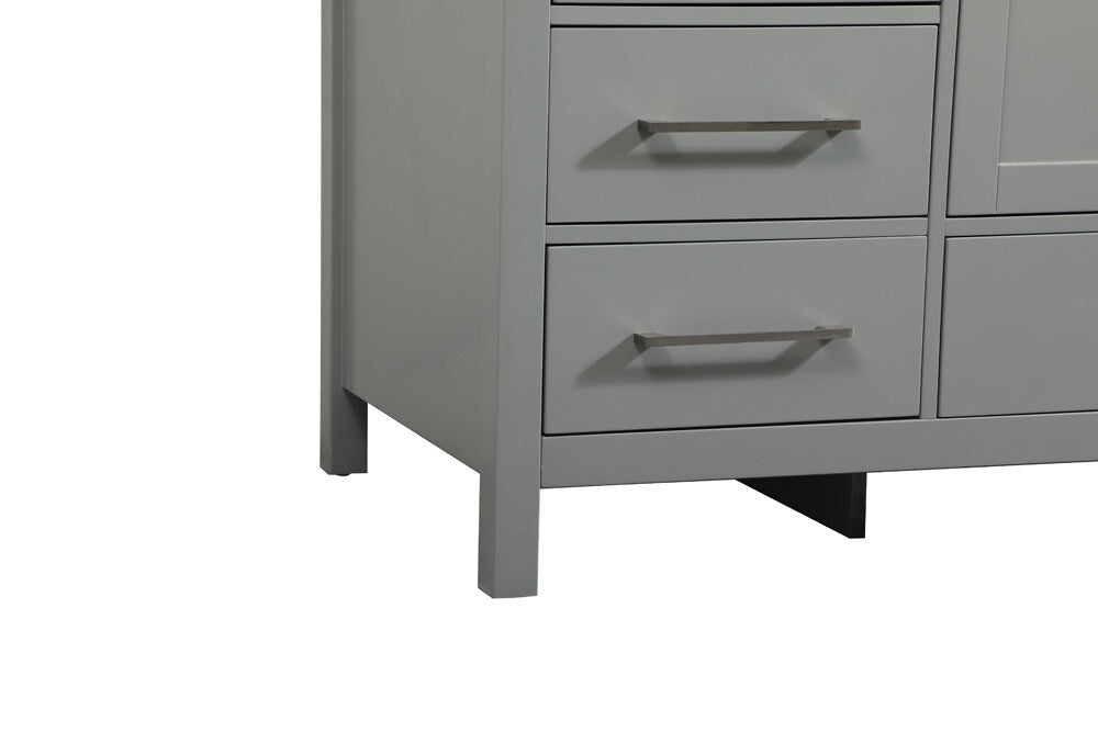 Elegant Furniture & Lighting - Irene 60 inch Single bathroom vanity in grey - VF18860GR veiw 6