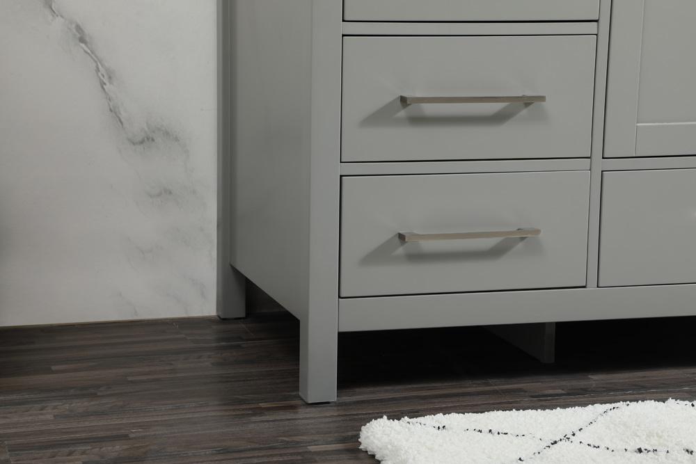 Elegant Furniture & Lighting - Irene 60 inch Single bathroom vanity in grey - VF18860GR veiw 13