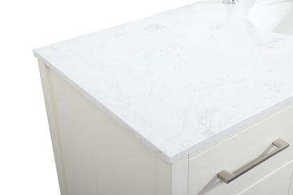 Elegant Furniture & Lighting - Irene 60 inch Single bathroom vanity in white - VF18860WH veiw 4