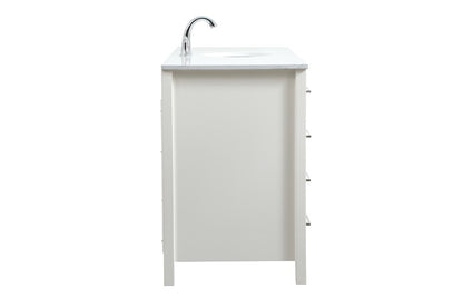 Elegant Furniture & Lighting - Irene 60 inch Single bathroom vanity in white - VF18860WH veiw 7