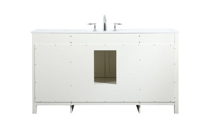 Elegant Furniture & Lighting - Irene 60 inch Single bathroom vanity in white - VF18860WH veiw 8