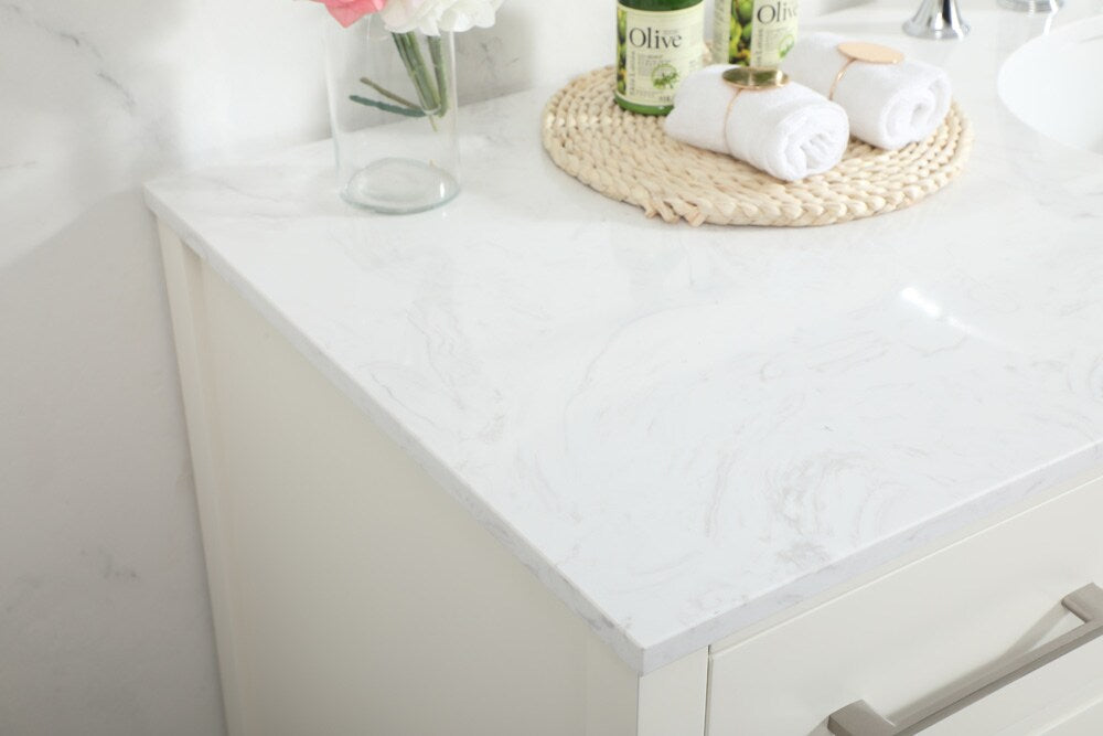 Elegant Furniture & Lighting - Irene 60 inch Single bathroom vanity in white - VF18860WH veiw 12
