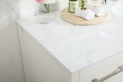 Elegant Furniture & Lighting - Irene 60 inch Single bathroom vanity in white - VF18860WH veiw 12