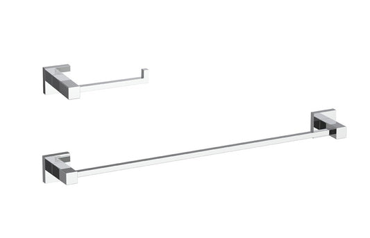 Elegant Furniture & Lighting - Isla 2-Piece Bathroom Hardware Set in Chrome - HWB-12S2PCH veiw 1