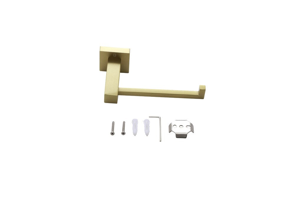Elegant Furniture & Lighting - Isla 3-Piece Bathroom Hardware Set in Brushed Gold - HWB-12S3RBGD veiw 7