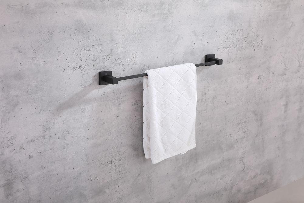 Elegant Furniture & Lighting - Isla 3-Piece Bathroom Hardware Set in Matte Black - HWB-12S3RMBK veiw 3
