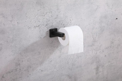 Elegant Furniture & Lighting - Isla 3-Piece Bathroom Hardware Set in Matte Black - HWB-12S3RMBK veiw 4