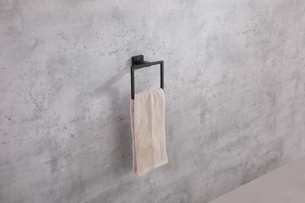 Elegant Furniture & Lighting - Isla 3-Piece Bathroom Hardware Set in Matte Black - HWB-12S3RMBK veiw 5