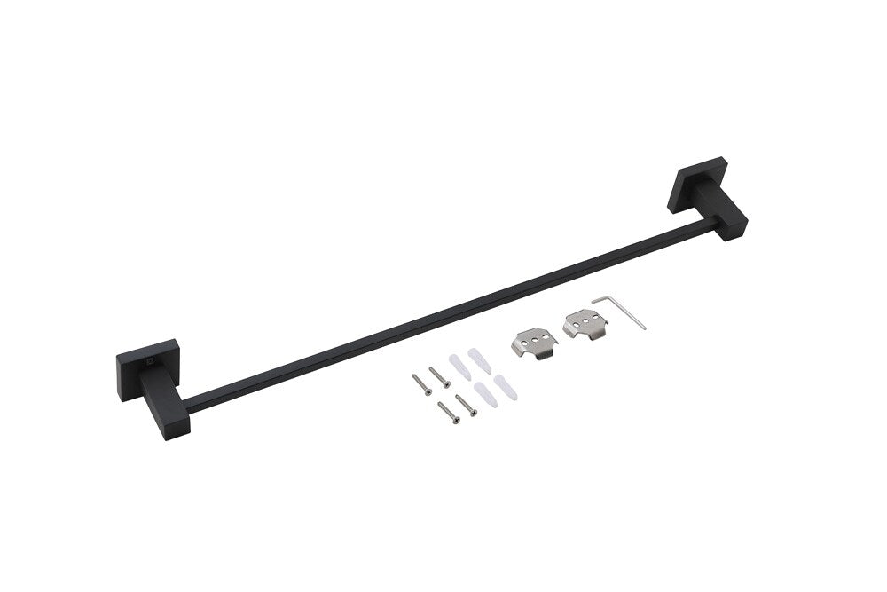Elegant Furniture & Lighting - Isla 3-Piece Bathroom Hardware Set in Matte Black - HWB-12S3RMBK veiw 6