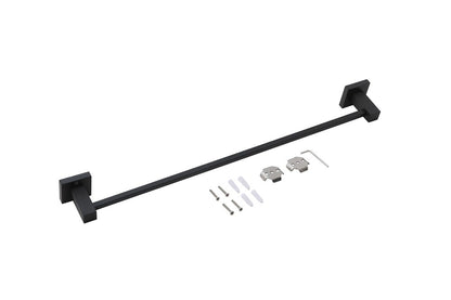 Elegant Furniture & Lighting - Isla 3-Piece Bathroom Hardware Set in Matte Black - HWB-12S3RMBK veiw 6