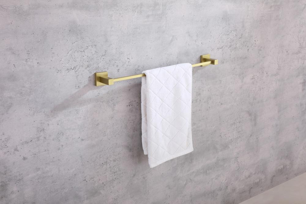 Elegant Furniture & Lighting - Isla 4-Piece Bathroom Hardware Set in Brushed Gold - HWB-12S4BGD veiw 3