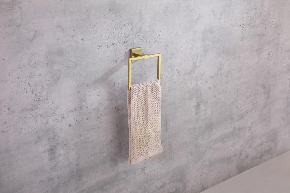 Elegant Furniture & Lighting - Isla 4-Piece Bathroom Hardware Set in Brushed Gold - HWB-12S4BGD veiw 6