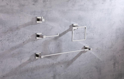 Elegant Furniture & Lighting - Isla 4-Piece Bathroom Hardware Set in Chrome - HWB-12S4PCH veiw 2