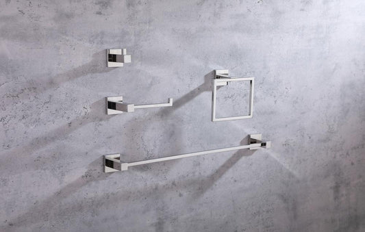 Elegant Furniture & Lighting - Isla 4-Piece Bathroom Hardware Set in Chrome - HWB-12S4PCH veiw 2