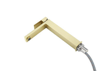 Elegant Furniture & Lighting - Jakob Single Hole Single Handle Bathroom Faucet in Brushed Gold - FAV-1002BGD veiw 7