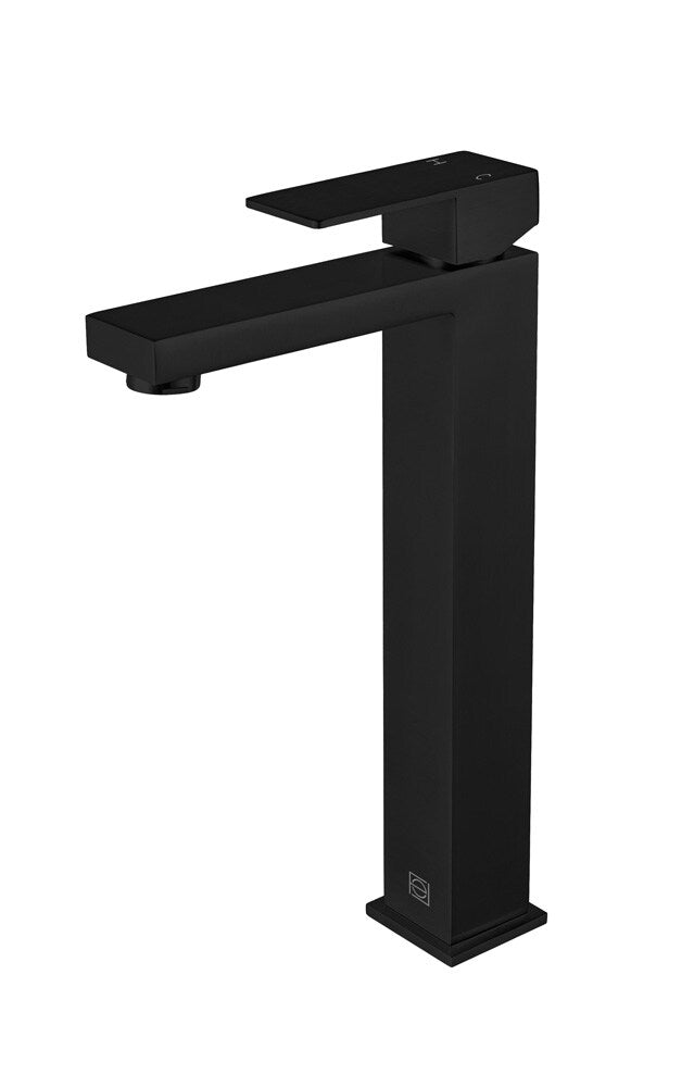 Elegant Furniture & Lighting - Jakob Single Hole Single Handle Bathroom Faucet in Matte Black - FAV-1002MBK veiw 1