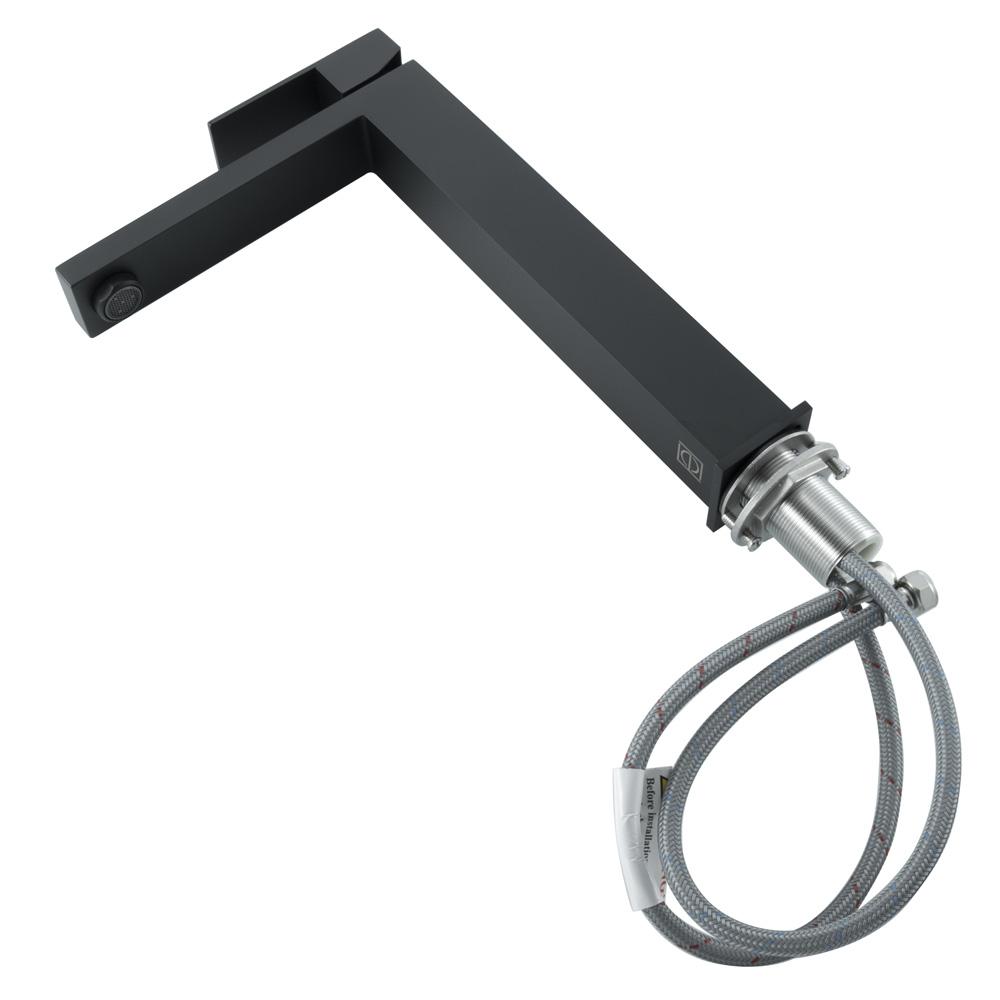 Elegant Furniture & Lighting - Jakob Single Hole Single Handle Bathroom Faucet in Matte Black - FAV-1002MBK veiw 7