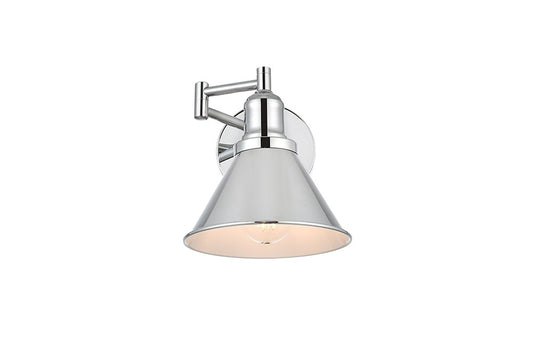 Elegant Furniture & Lighting - Judson 1 light Chrome swing arm wall sconce - LD7326W7CH veiw 1