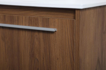 Elegant Furniture & Lighting - Kasper 36 inch Single Bathroom Floating Vanity in Walnut Brown - VF43036WB veiw 7