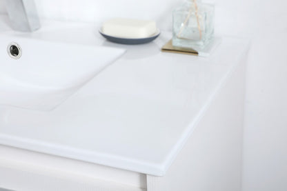Elegant Furniture & Lighting - Kasper 36 inch Single Bathroom Floating Vanity in White - VF43036WH veiw 5