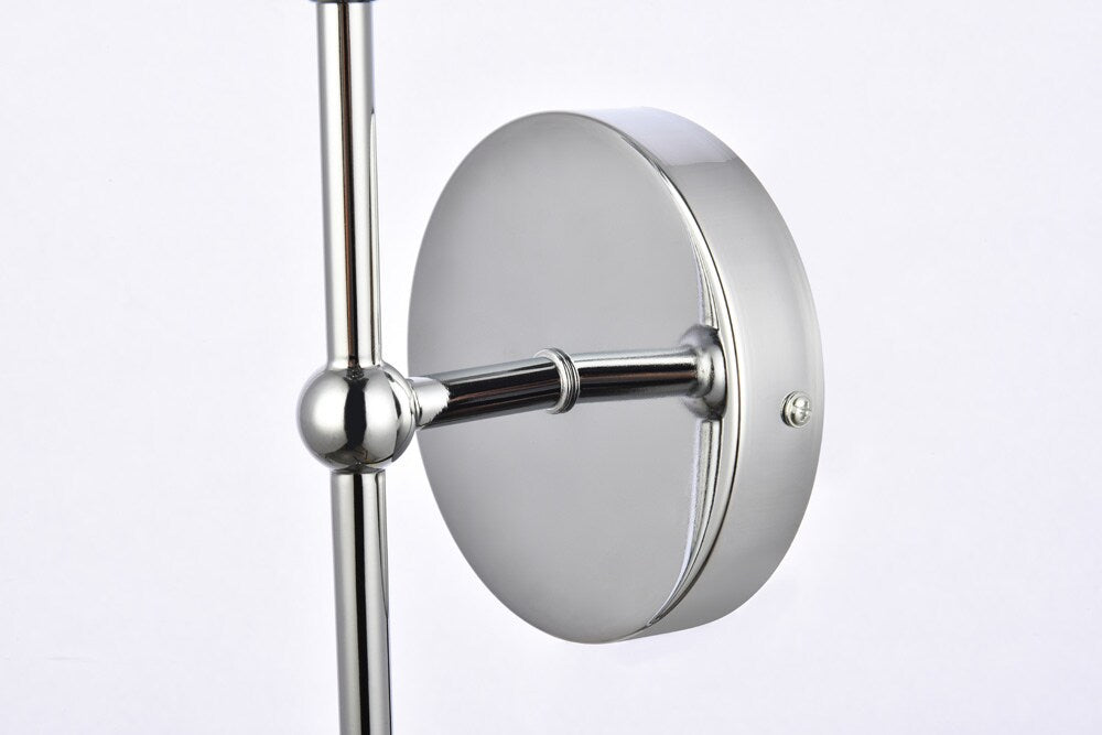 Elegant Furniture & Lighting - Keely 1 light chrome wall sconce - LD2356C veiw 6