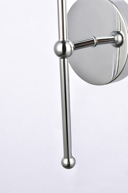 Elegant Furniture & Lighting - Keely 1 light chrome wall sconce - LD2356C veiw 7