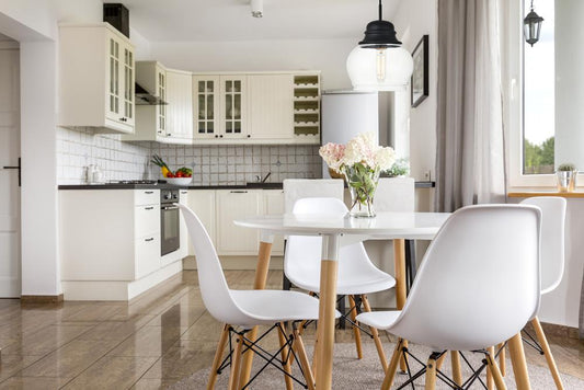 Elegant Furniture & Lighting - Kenna 1 Light Black Pendant With Clear Glass - LD2252BK veiw 2